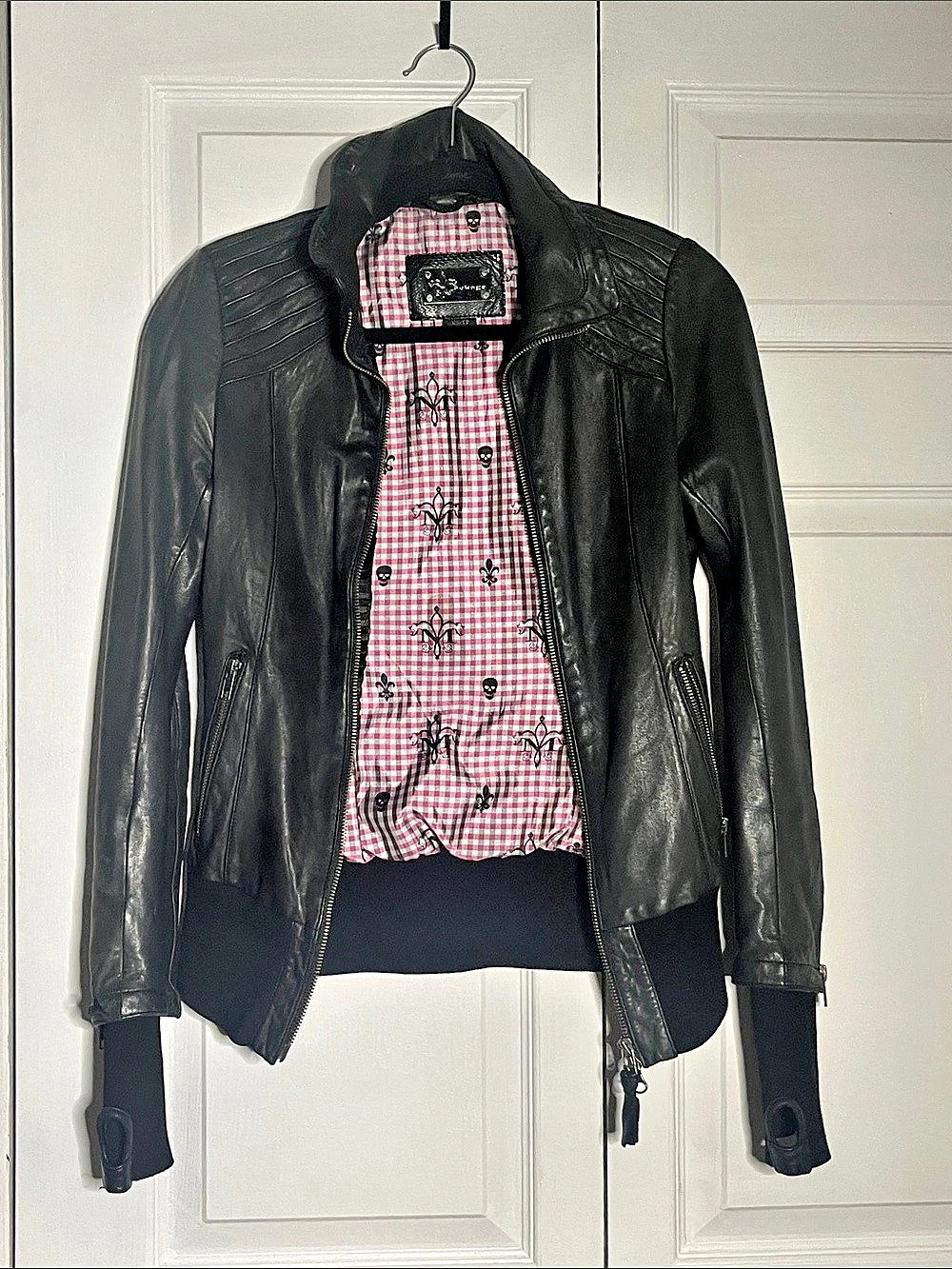 Mackage women’s lamb leather jacket